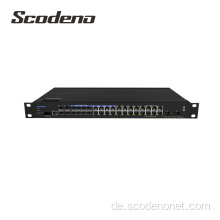 L3 10G Fiber Managed Ethernet Switch mit 8 Gigabit -Combo -Ports